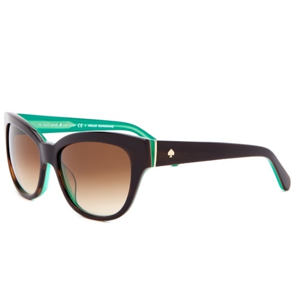 kate spade Accessories - Kate Spade • Aisha Brown Cat Eye Sunglasses